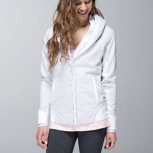 Lululemon sz 6 jacket white